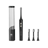 Caredite Newest Travel Electronic Toothbrush With Ultraviolet Disinfection Function Case Suit, 4 Cleaning Modes With 3 Power Model, 45 Days Long Lasting Battery Life