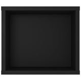 vidaXL Hanging TV Cabinet Black 100x30x26.5 cm Engineered Wood