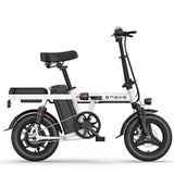 ENGWE T14 10Ah 48V 250W 14inch Folding Electric Bike 25km/h Max Speed 35-80km Mileage Range E Bike For City Road