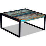 vidaXL Coffee Table Solid Reclaimed Wood 80x80x40 cm