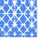 vidaXL Outdoor Carpet Blue and White 190x290 cm PP