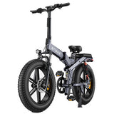 ENGWE X20 48V 14.4AH+7.8AH 750W Electric Folding Bicycle 20 Inch 76-114KM Mileage Range Max Load 150KG