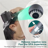 3 Modes Black Shower Head With Filter High Pressure Water Saving Massage Body Scalp