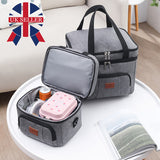 24L Insulated Cooling Picnic Travel Camping Cooler Bag Lunch Foods Ice Drink UK