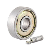 10 Pcs Metal Shielded Durable Multi Use Carbon Steel Miniature 626ZZ Ball Bearings (6x19x6mm)