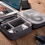 Electronics Organizer Travel Cable Organiser Bag Waterproof Portable Digital Storage Bag Electronic Accessories Case Cable Charger Organizer Case Multifunctional Waterproof Storage Bag