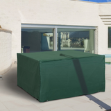 Outsunny 600D Oxford Patio Set Cover Outdoor Garden Rattan Furniture Protection Cover Protector Waterproof Anti-UV Green 135x135x75cm