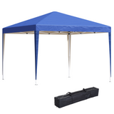 Outsunny 3 x 3 Meters Outdoor Garden Heavy Duty Pop Up Gazebo Marquee Party Tent Wedding Canopy (Blue) + Carrying Case