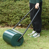 Outsunny 30 L Heavy Duty Water Or Sand Filled Φ30cm Garden Steel Lawn Roller Drum - Green