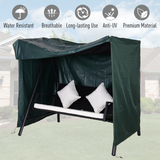 Outsunny 600D Oxford Patio Swing Chair Cover Outdoor Garden Furniture Rain Protection Protector Waterproof Anti-UV Green 177L x 114W x 152H cm