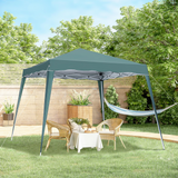 Outsunny 2.5M x 2.5M  Pop-up Tent Garden Gazebo Outdoor Awning Heavy Duty Marquee Party Shelter Sun Shade - Green