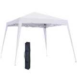 Outsunny 2.5M x 2.5M  Pop-up Tent Garden Gazebo Outdoor Awning Heavy Duty Marquee Party Shelter Sun Shade - White