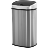 HOMCOM Stainless Steel Sensor Dustbin Automatic Touchless Trashcan Rubbish Garbage Waste Bin 58L Silver