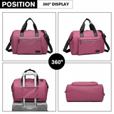 E1802 - Kono Maternity Baby Changing Bag Shoulder Travel Bag Pink