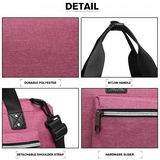 E1802 - Kono Maternity Baby Changing Bag Shoulder Travel Bag Pink