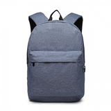 E1930 - Kono Durable Polyester Everyday Backpack With Sleek Design - Blue