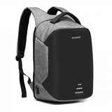 E1946 - KONO REFLECTIVE USB CHARGING INTERFACE BACKPACK - GREY