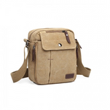 E1971 - Kono Multi Pocket Cross Body Shoulder Bag - Khaki