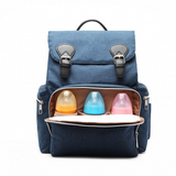 E1976 - Kono Travel Baby Changing Backpack with USB Charging Interface - Navy