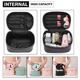 E2103 - Miss Lulu Make-up Organiser Storage Bag - Black