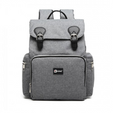 E1976 - Kono Travel Baby Changing Backpack with USB Charging Interface - Grey