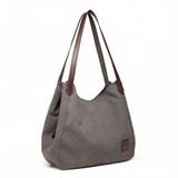 EB2040L - Kono Canvas Shoulder Tote Bag - Grey