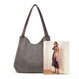 EB2040L - Kono Canvas Shoulder Tote Bag - Grey