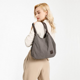 EB2040L - Kono Canvas Shoulder Tote Bag - Grey