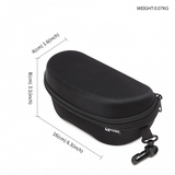 G4042 - Kono Hard Shell Zipper Sunglasses Case - Black