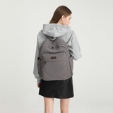 EB2234 - Kono Canvas Lightweight Casual School Backpack - Grey