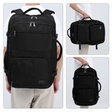 EM2207 - Kono Multifunctional Portable Travel Backpack Cabin Luggage Bag - Black