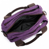 EH2239 - Kono Waterproof Multi-Functional Handbag Cross Body Bag - Purple