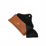 G4041 - Kono Leather Look Soft Sunglasses Case - Brown