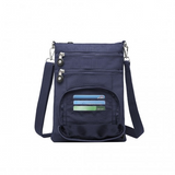 EB2228 - Kono Casual Multi Pocket RFID Blocking Cross body Bag - Navy