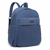 EB2234 - Kono Canvas Lightweight Casual School Backpack - Navy