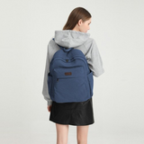 EB2234 - Kono Canvas Lightweight Casual School Backpack - Navy