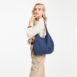 EB2040L - Kono Canvas Shoulder Tote Bag - Navy