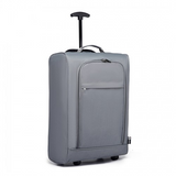 K1873-2 - Kono CABIN SIZE SOFT SHELL HAND LUGGAGE - GREY