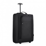 K1873-2 - Kono CABIN SIZE SOFT SHELL HAND LUGGAGE - BLACK