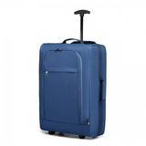 K1873-2 - Kono CABIN SIZE SOFT SHELL HAND LUGGAGE - BLUE