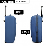 K1873-2 - Kono CABIN SIZE SOFT SHELL HAND LUGGAGE - BLUE