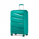 K2094L - Kono 20 Inch Lightweight Polypropylene Hard Shell Suitcase With TSA Lock - Teal