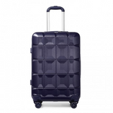 K2292L - Kono 24 Inch Lightweight Hard Shell ABS Suitcase With TSA Lock - Navy