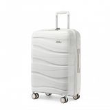 K2094L - Kono 28 Inch Lightweight Polypropylene Hard Shell Suitcase With TSA Lock - Cream White