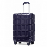 K2292L - Kono 28 Inch Lightweight Hard Shell ABS Suitcase With TSA Lock - Navy