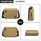 LB1925 - Kono Classic Expanding Messenger Bag - Khaki