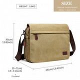 LB1925 - Kono Classic Expanding Messenger Bag - Khaki