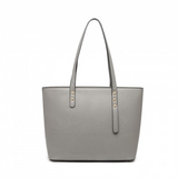 LG6931 - Miss Lulu 4 Piece Handbag Set - Grey