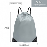 S2020 - Kono Polyester Drawstring Backpack - Grey