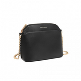 LT2101 - Miss Lulu Cross-Body Sleek Handbag - Black